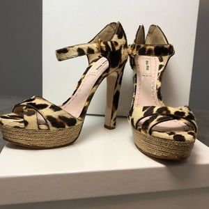 Miu Miu platform sandals